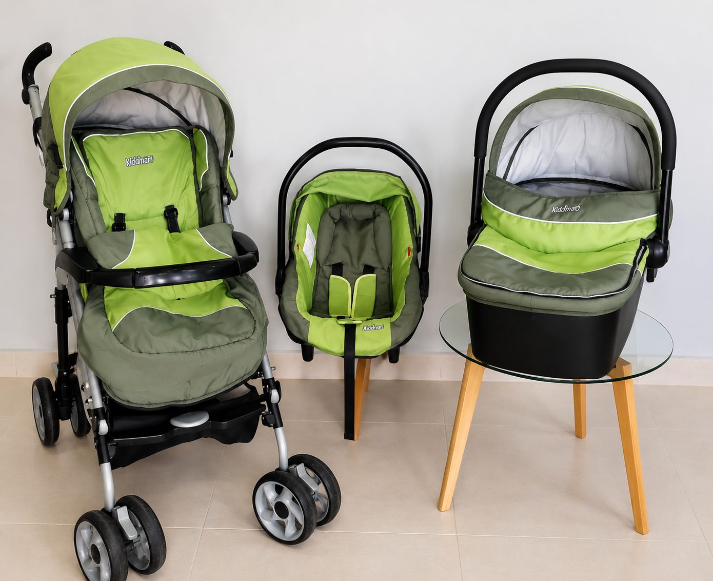 🌿 SUPER OFERTË – Karrocë bebe Kiddo 3 në 1 🌿 - 4