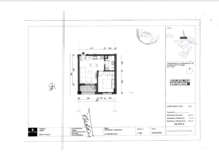 🏡✨ SHITET APARTAMENT 1+1 + PARKIM – REZIDENCA OXA, FRESK ✨ - 4
