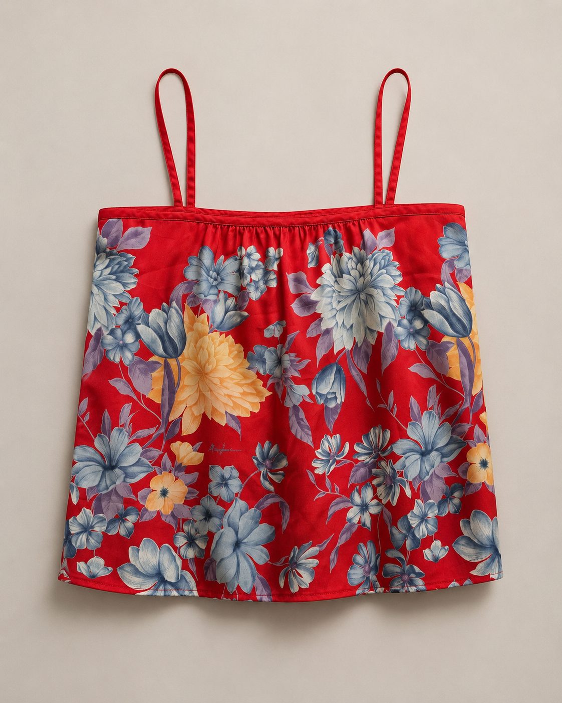 Bluzë me rripa dhe print floral- 44- summer outfit - 3