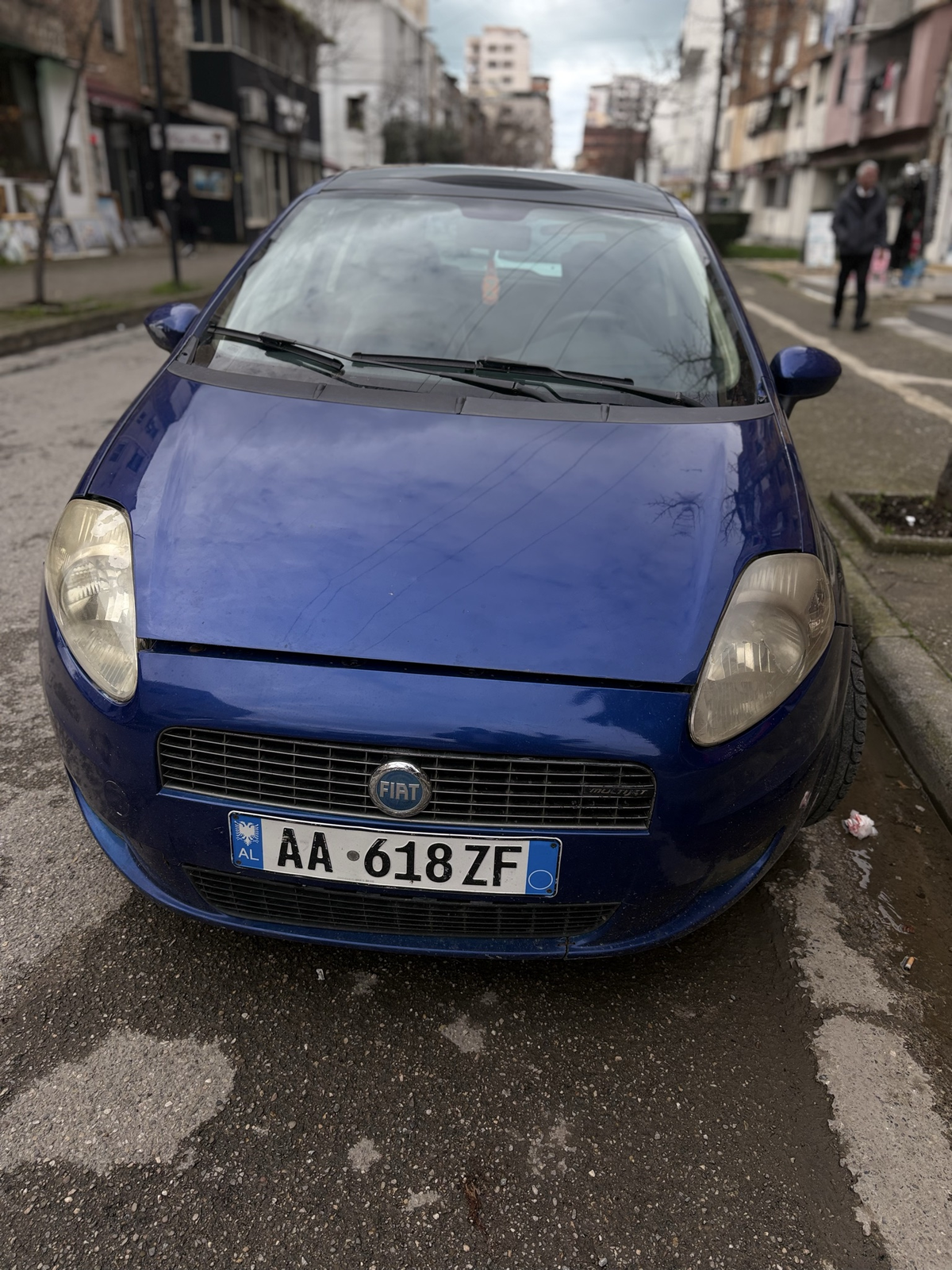 shitet fiat grande punto motorr 1.9 nafte viti 2007 full panoram kambjo manuale 6+r disqe sportive - 4