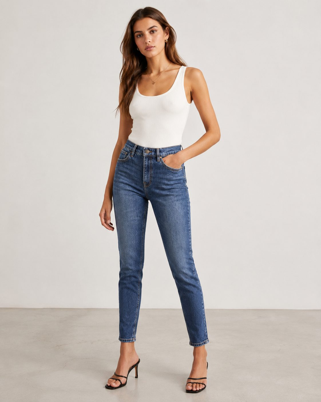 Xhinse Mango| Mango Jeans Collection Mom – High Waist