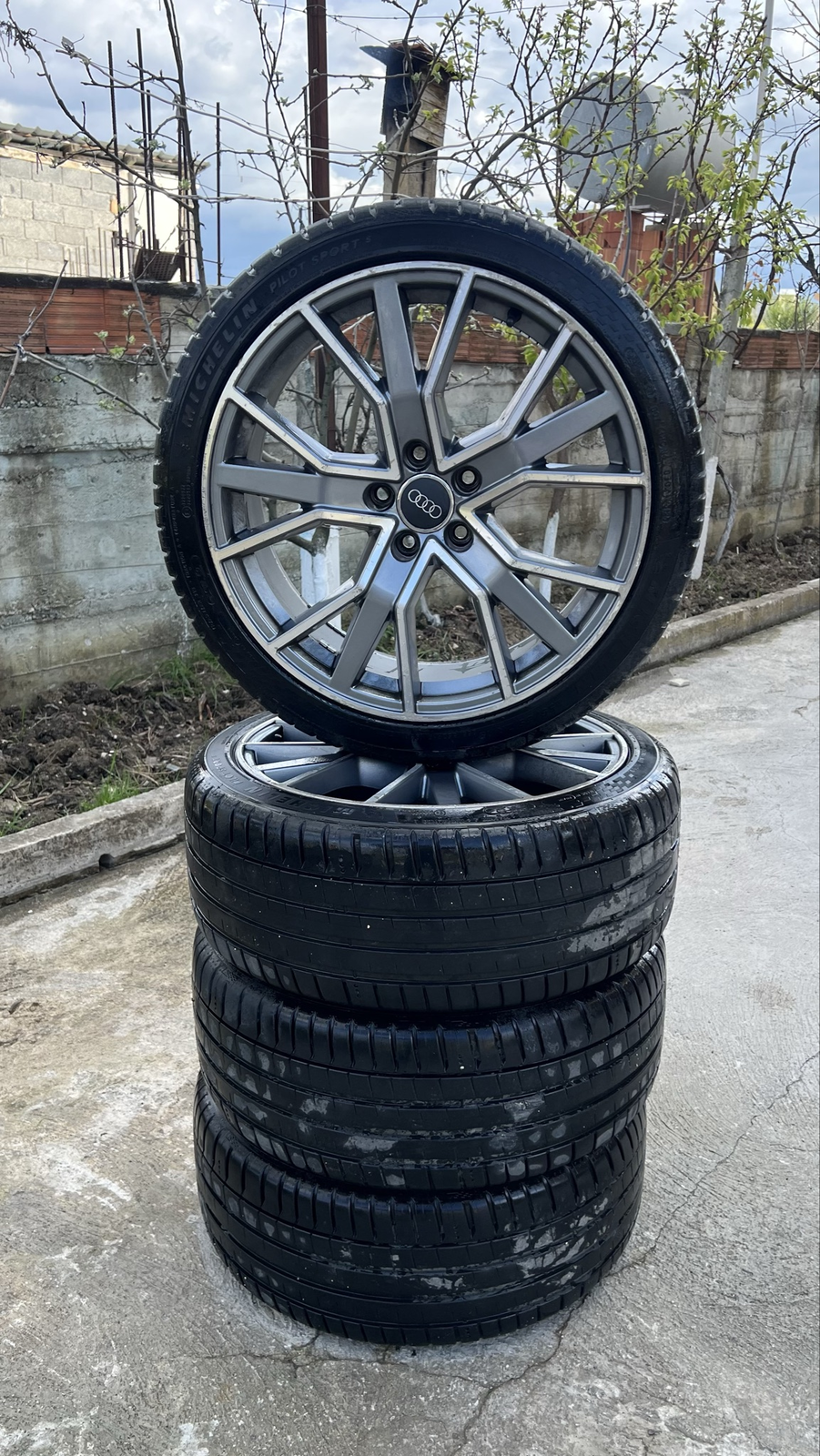 Shiten disqe R19 VW AUDI + goma Michelin pilot sport 5 te reja - 5