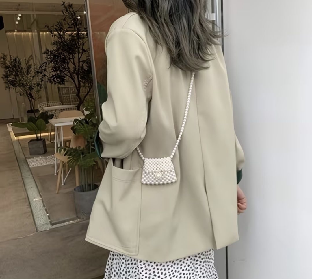 Çantë me Perla "Minimalist Luxe" – Aksesori i Vi - 3