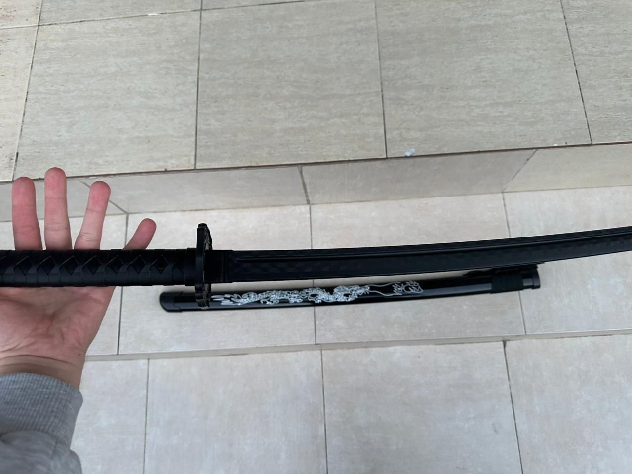 ⚔️ Shpatë Katana 100cm – Dekor / Cosplay(Plastike) - 3