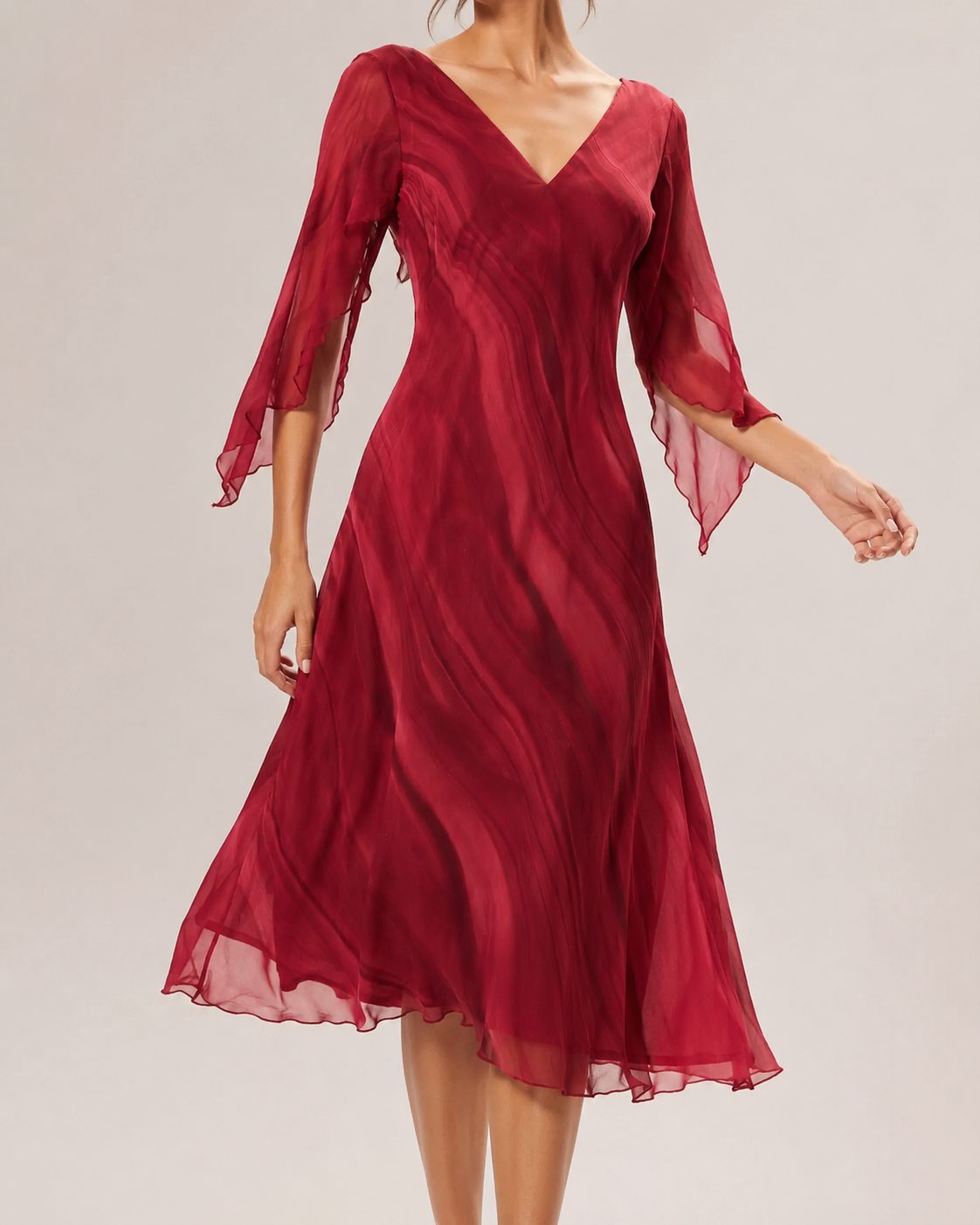 Fustan elegant i kuq 👠– Masa M - 1