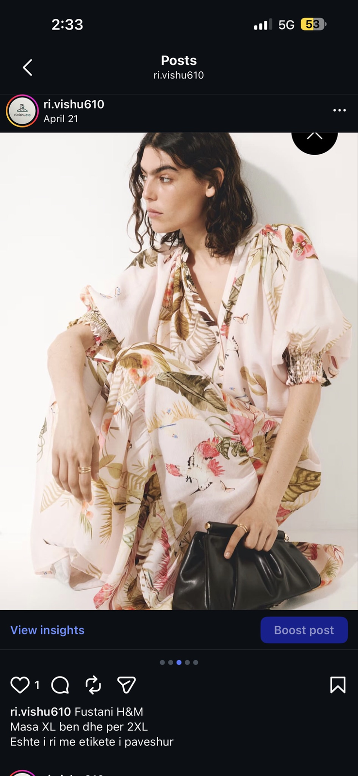 Fustan H&M - 3