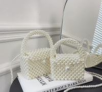 Çantë Dore Elegante me Perlë – Elegancë dhe Stil Unik - 3