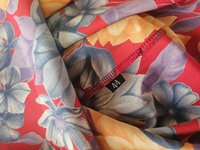 Bluzë me rripa dhe print floral- 44- summer outfit - 2