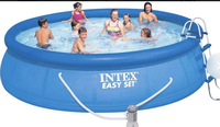 Intex Easy Set 4.6M – Pishinë Familjare për Oborr - 1