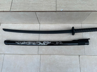 ⚔️ Shpatë Katana 100cm – Dekor / Cosplay(Plastike) - 2